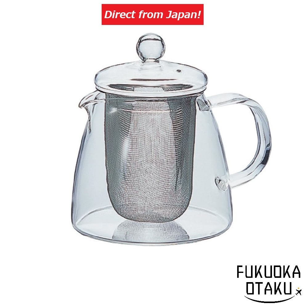 HARIO CHEN-36T Bule de Chá Pure 360ml com Infusor Longo em Vidro Resistente【Direto do Japão】