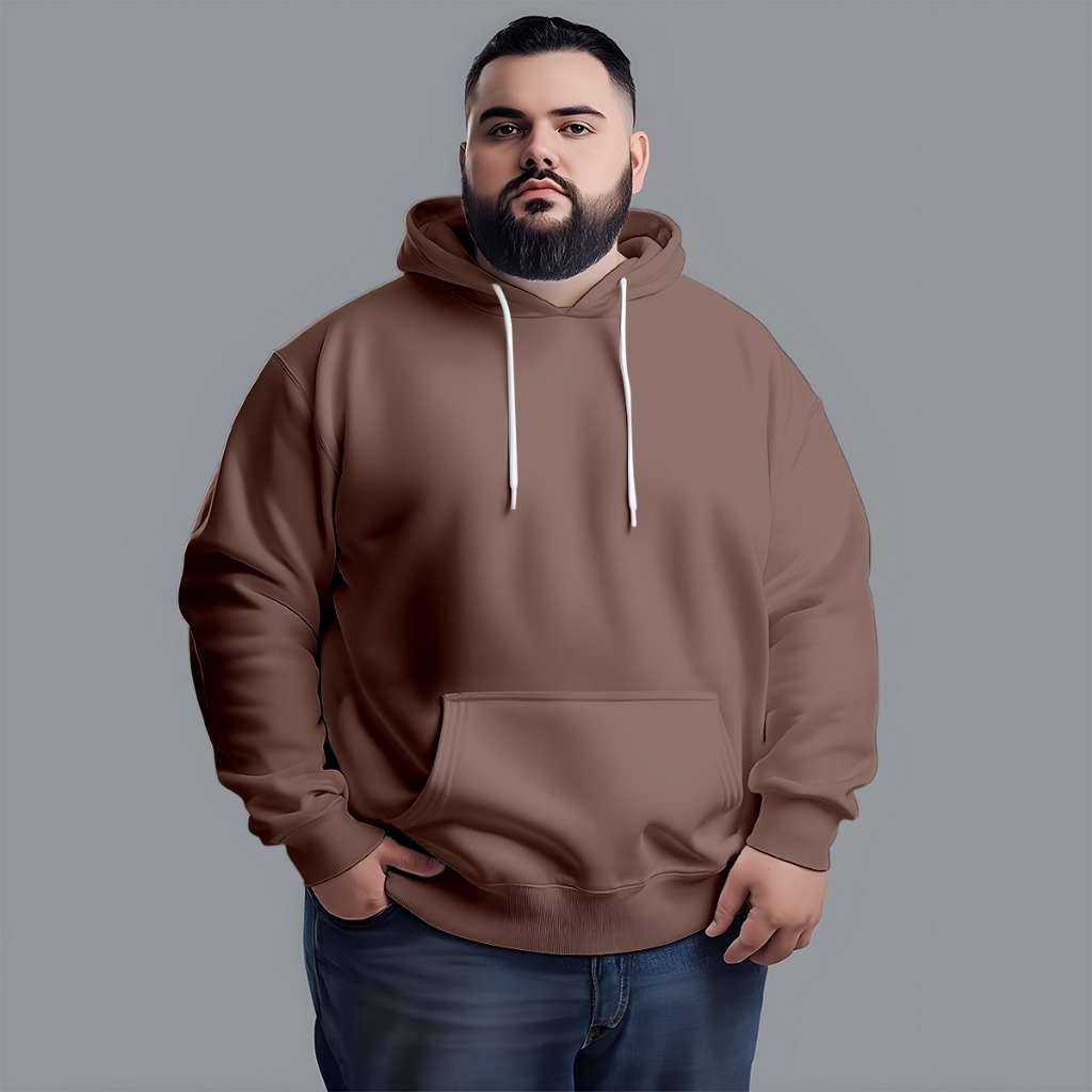 Moletom Unissex Plus Size Com Capuz Canguru Liso Colorido em Oferta na Shopee