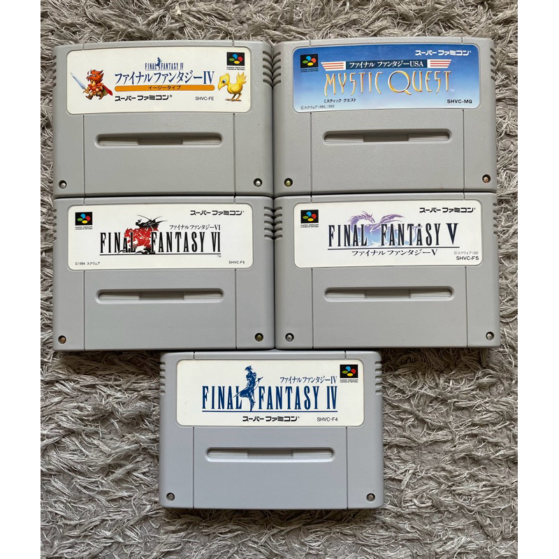 FINAL FANTASY - SUPER FAMICOM - SUPER NINTENDO - JOGO ORIGINAL