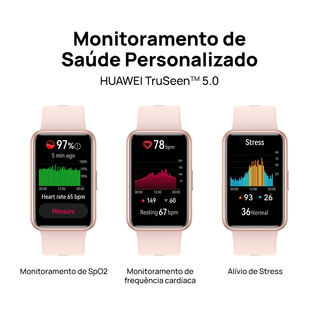 HUAWEI WATCH FIT Special Edition | Smartwatch Relogio | Gestão Avançada de Saúde | GPS Integrado - detalhe