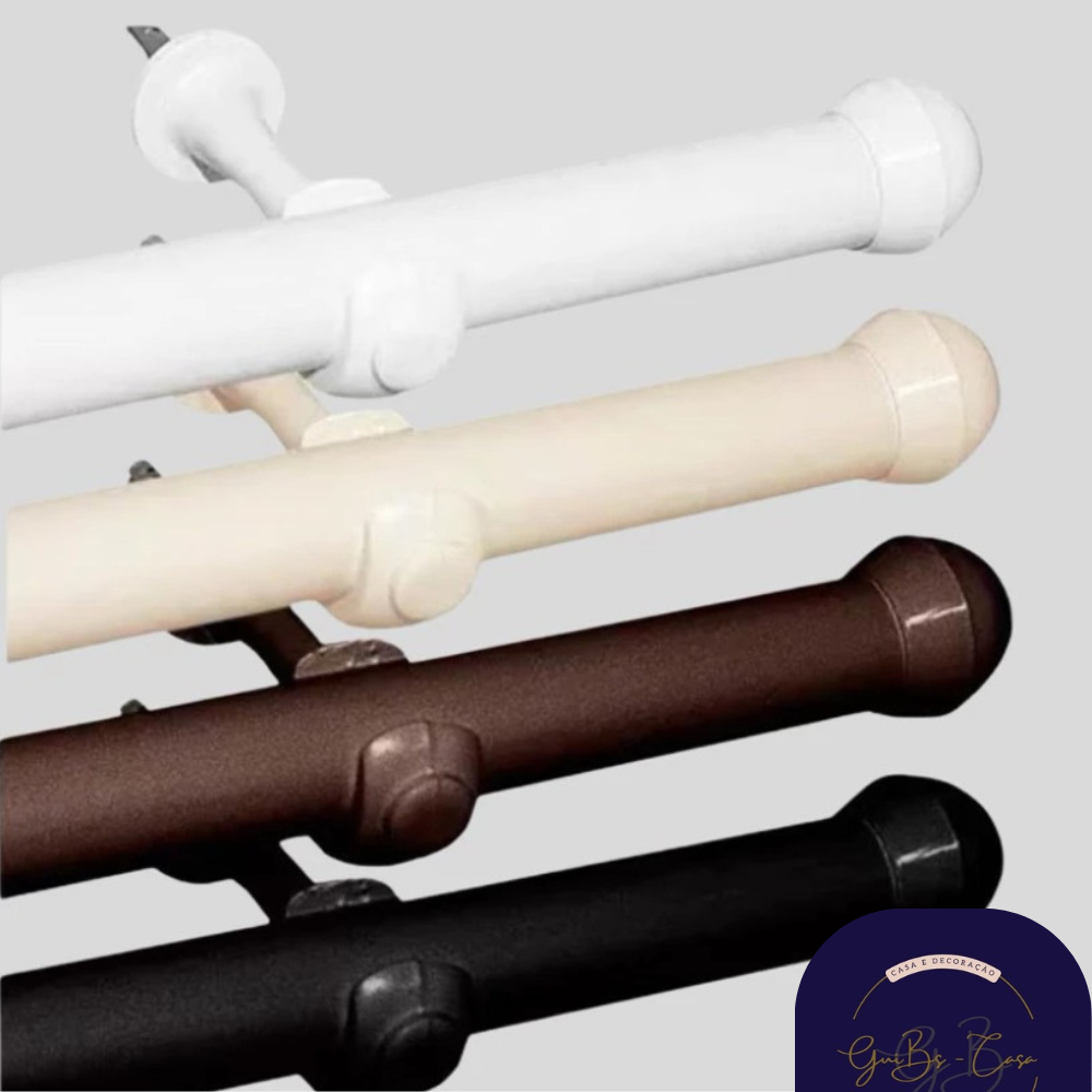 Varão Simples 1,50 metros 19mm Varias Cores em Oferta na Shopee