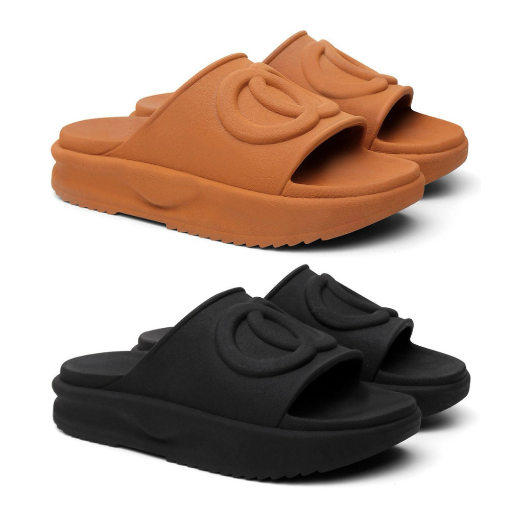 Kit 2 Chinelos Sandalia Feminina Slide Nuvem Plataforma Papete Blogueira Ortopédica Babuche Confortavel