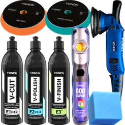 Kit Polimento Profissional Sistema VHP Boinas Corte Refino Vonixx