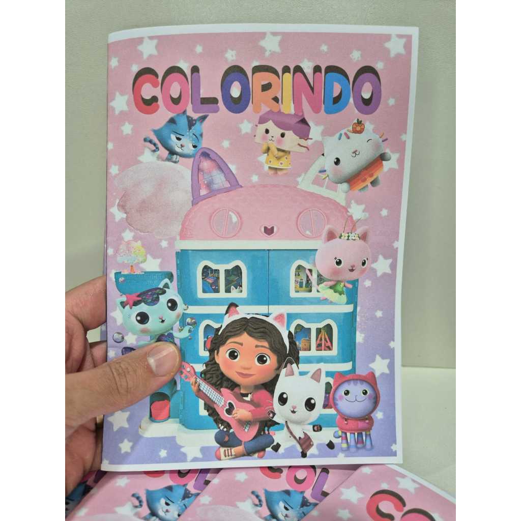 Revista Para Colorir Casa Magica da Gabi Personalizados para Festa de Aniversario