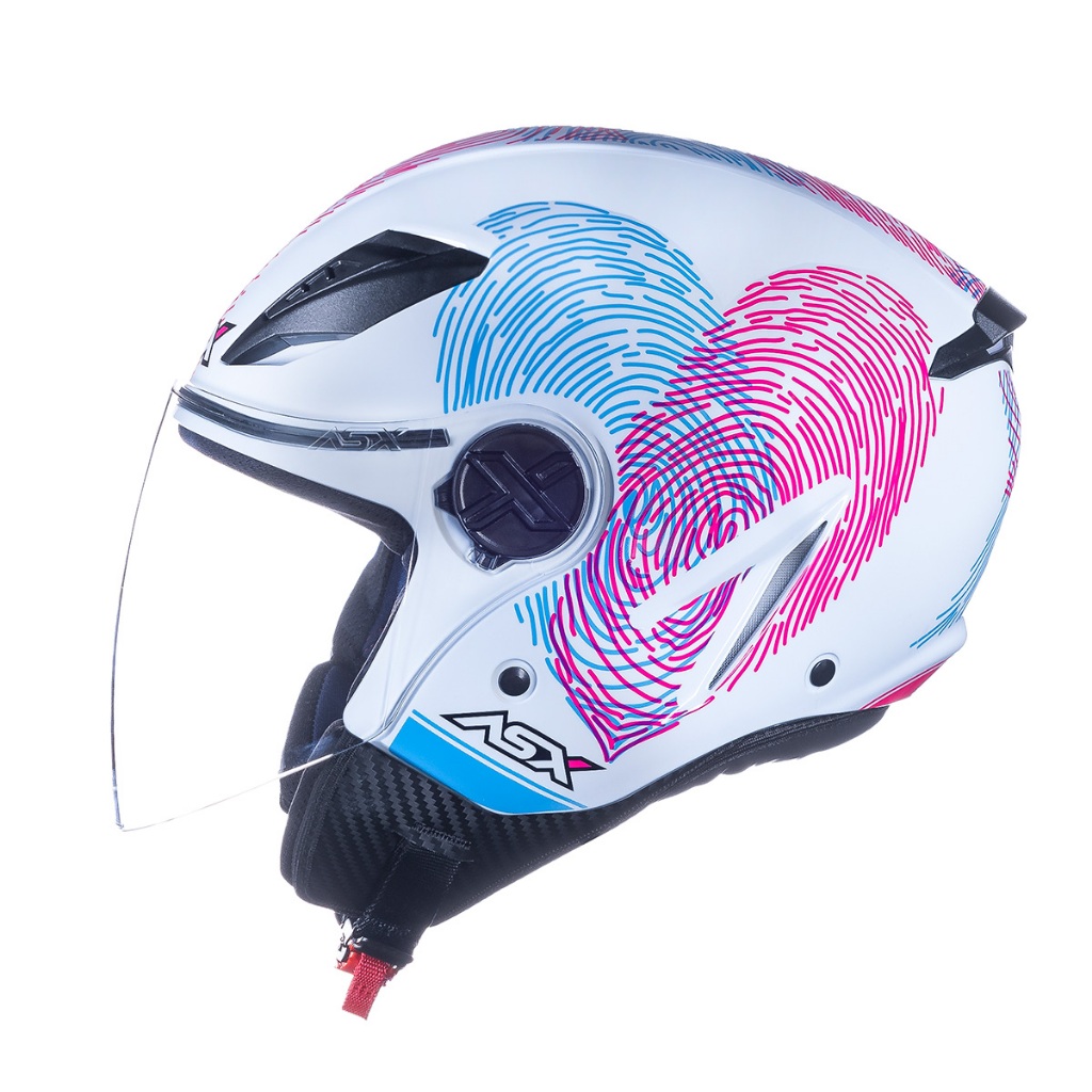 Capacete Aberto Feminino ASX City Air Passion