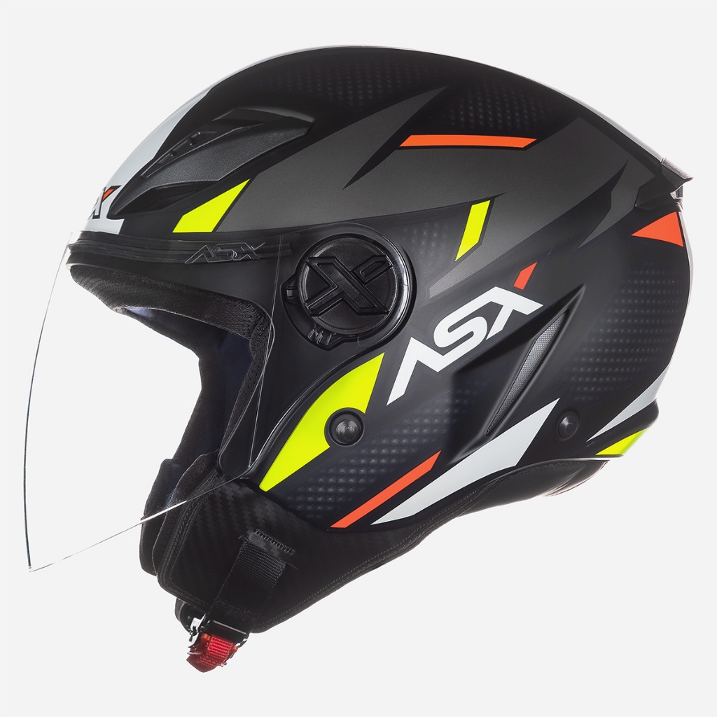 Capacete Aberto ASX City Air Square Fosco