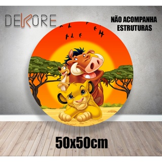 Painel Rei Leão Simba Com Elástico em Oferta na Shopee