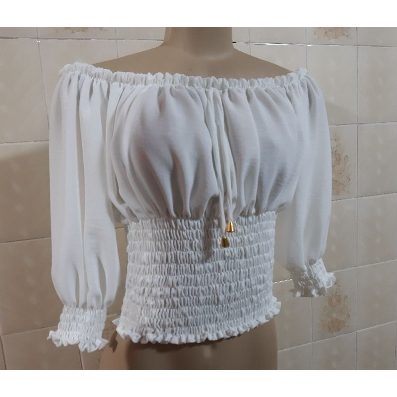 Blusa com Manga Ciganinha: Onde Comprar | BuscaProdutos