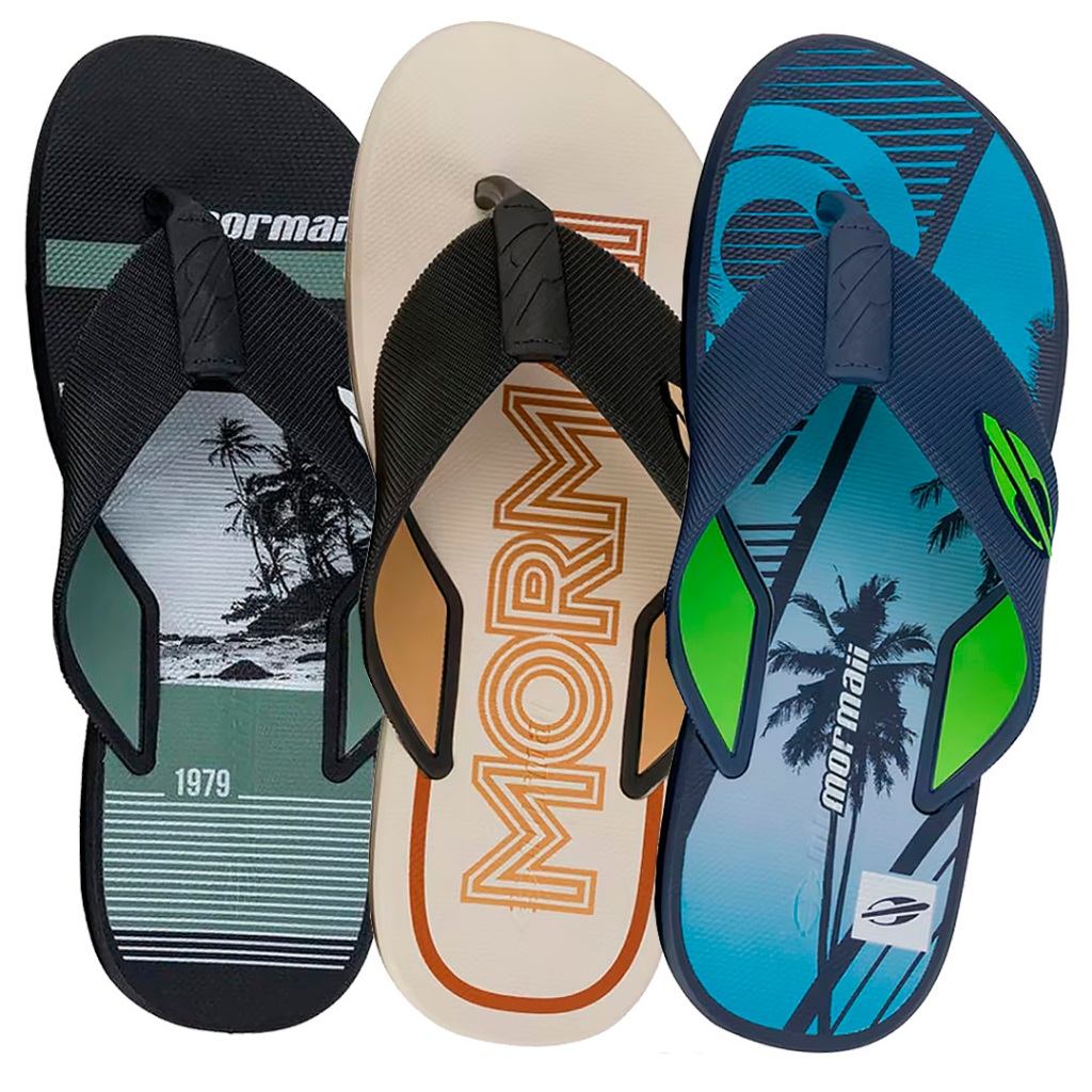 Chinelo Masculino Wave II Dedo Tira Larga Mormaii 12189 - Men Shoes