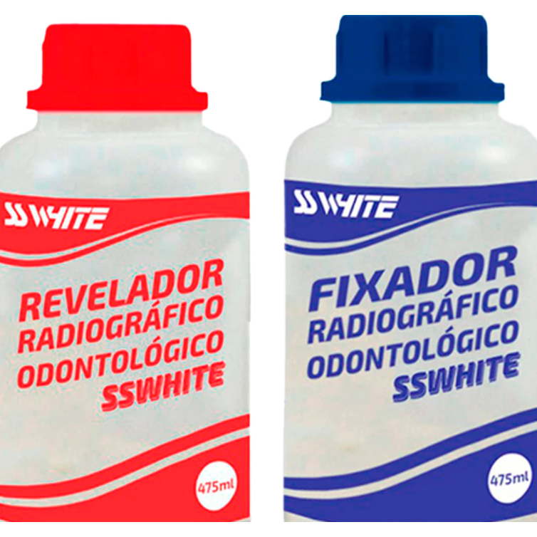 Revelador + Fixador Radiográfico Odontológico - Ss White em Oferta na Shopee