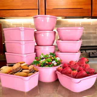 Kit 12 Potes de Plásticos Organizador Para Cozinha Vasilha Bowl Para Armazenamento em Oferta na Shopee