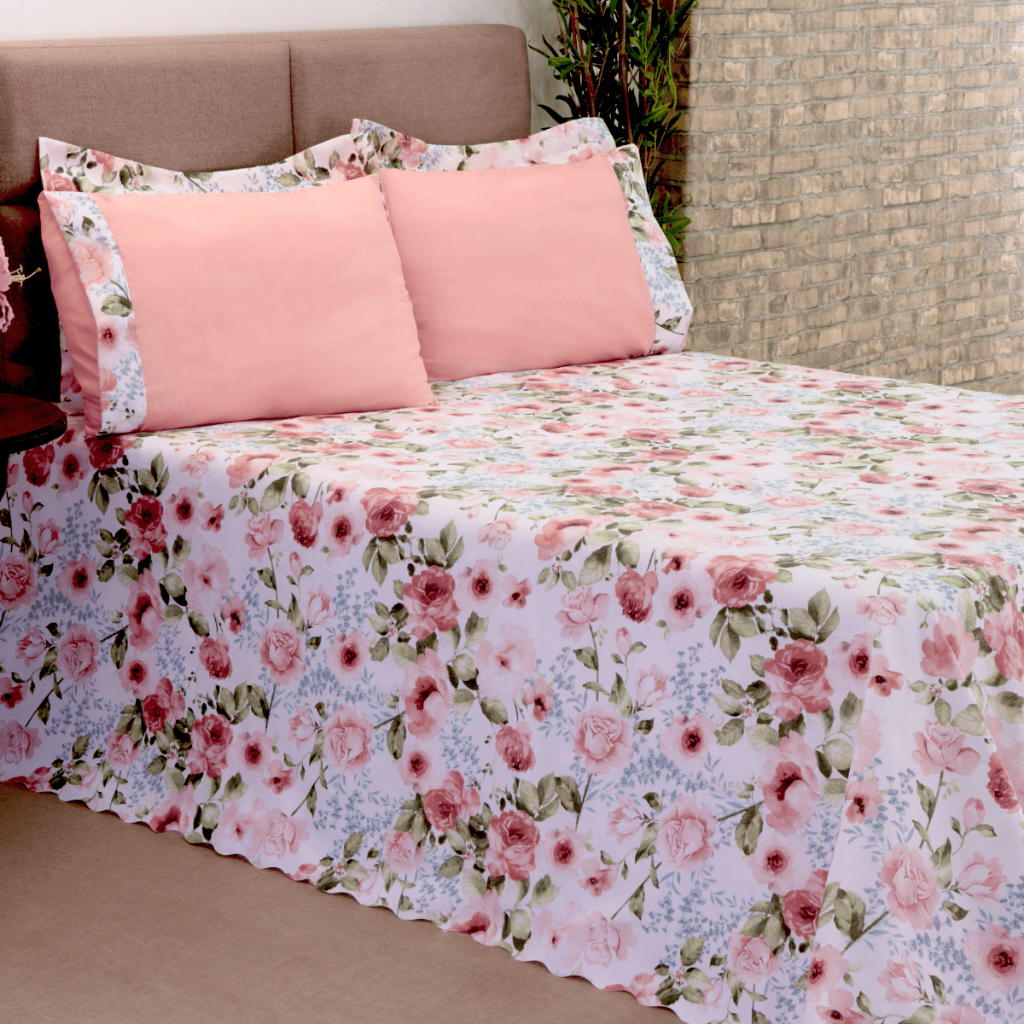 Colcha Cobre Leito Cama Casal Queen Size 03 Peças Floral Premium Entrega Imediata em Oferta na Shopee