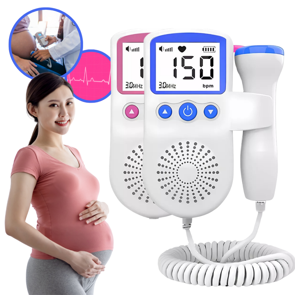 Monitor De Frequência Cardíaca Para Bebês Uso Doméstico Display De Gravidez Detector De Som Fetal Bebê JSL-T501