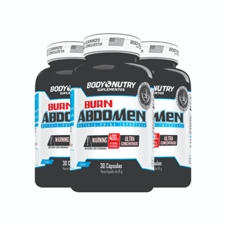 KIT 3X CAFEINA BURN ABDOMEN, 90 CÁPSULAS - BODY NUTRY SUPLEMENTOS em Oferta na Shopee