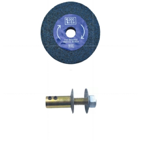 Rebolo Prolongador Esmeril Pedra Afiar Faca Lâmina 75mm 1/2