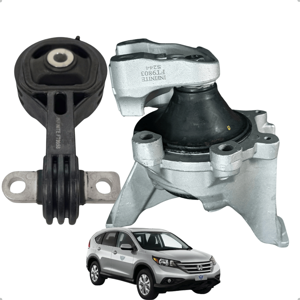 Imagem Par Coxim Calço Motor Superior Direito Honda Cr-v 2.0 2.4 16V 2007 2008 2009 2010 2011 2012