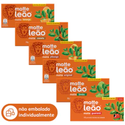 Kit Chá Matte Leão e 6 Sabores - 6 Caixas / 150 Sachês