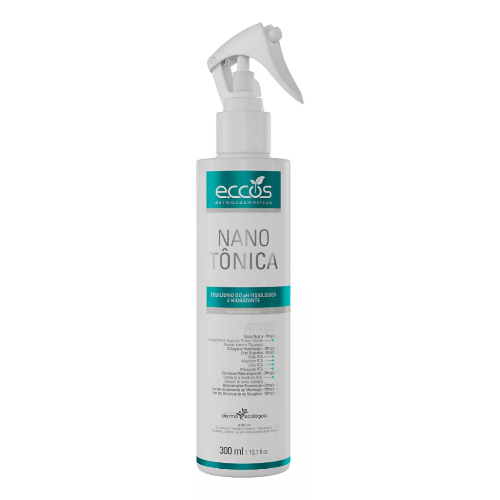 Nano Tônica Loção Hidratante 300 ml Eccos