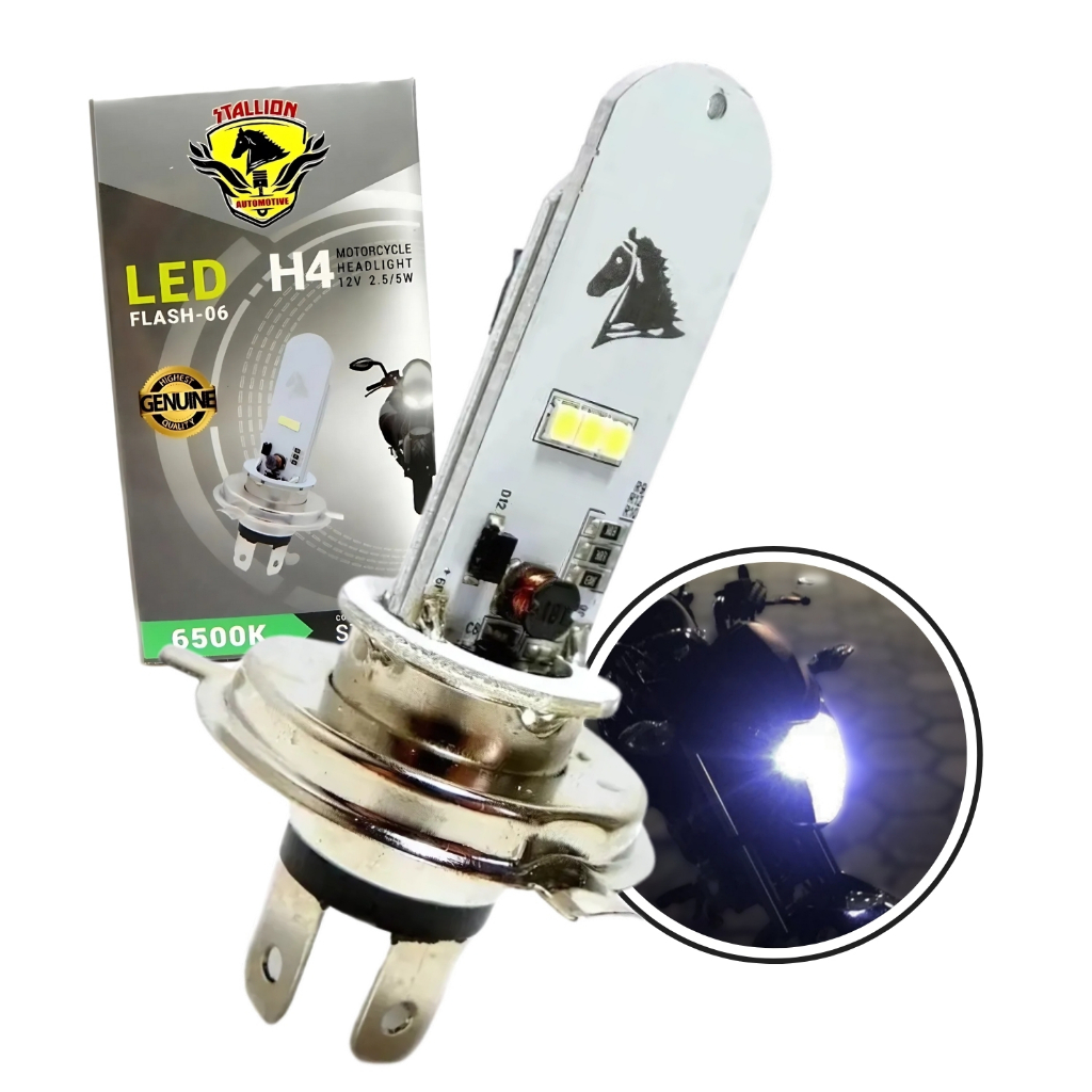 Lâmpada Farol Led Strobo H4 Moto Carro 6500k Stallion Cavalinho Titan 160 - Spare Parts and Accessories for Vehicles