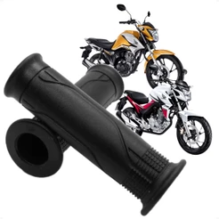 Par De Manopla Preta Para Cg Cargo Titan 160 125 Fan Twister 2016 a 2022 Gvs Sem Roldana Manoplas