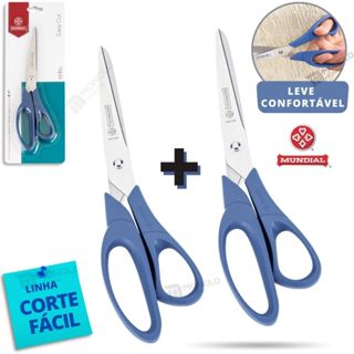 Kit 2 Tesoura Mundial Multiuso Original 160N-8 1/2 Easy Cut Costura Eficiente Afiada Inox 21,6cm em Oferta na Shopee