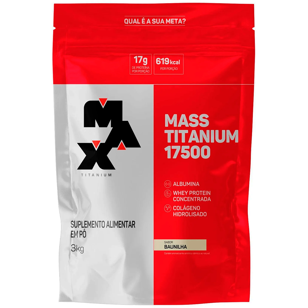 Max Titanium Hipercalórico Mass Titanium 17500 Refil