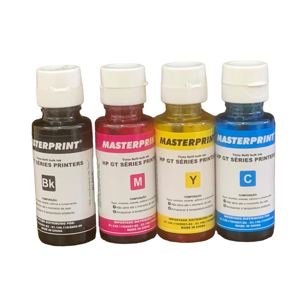 Tinta Recarga Bulk Ink Hp 3636 2136, J4500, J4660 4 refill total 300ml