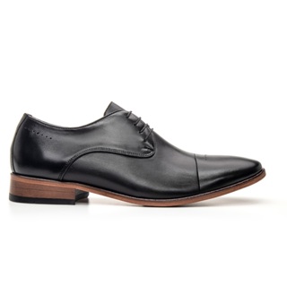 Sapato Social Oxford Couro Legítimo Masculino com Cadarço Solado de Couro em Oferta na Shopee