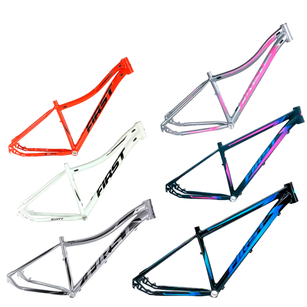 Quadro De Bike Mtb Femininos Aro 29 First Novo Diversas Cores Bicicleta Fem Alumínio Urbana