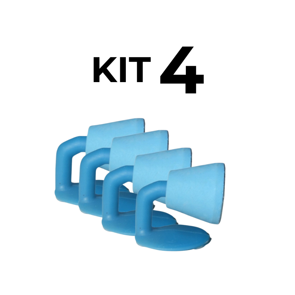 KIT 4 Segurador de Porta Peso de Porta Prático Acessórios para portas silenciosas- Diversas cores