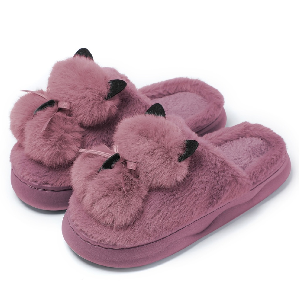 Pantufa Gatinho 3d Adulto Solado Emborrachado Antederrapante