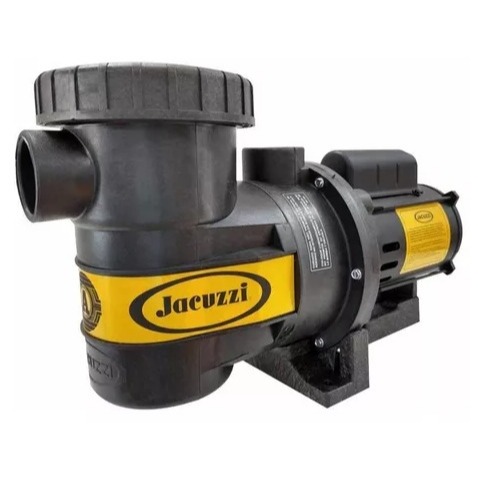 Motobomba Bomba Centrifuga De Piscina 1/3 CV 0.33cv  Monofasica 3A-M 110/220v  Motor Weg Preto E Amarelo
