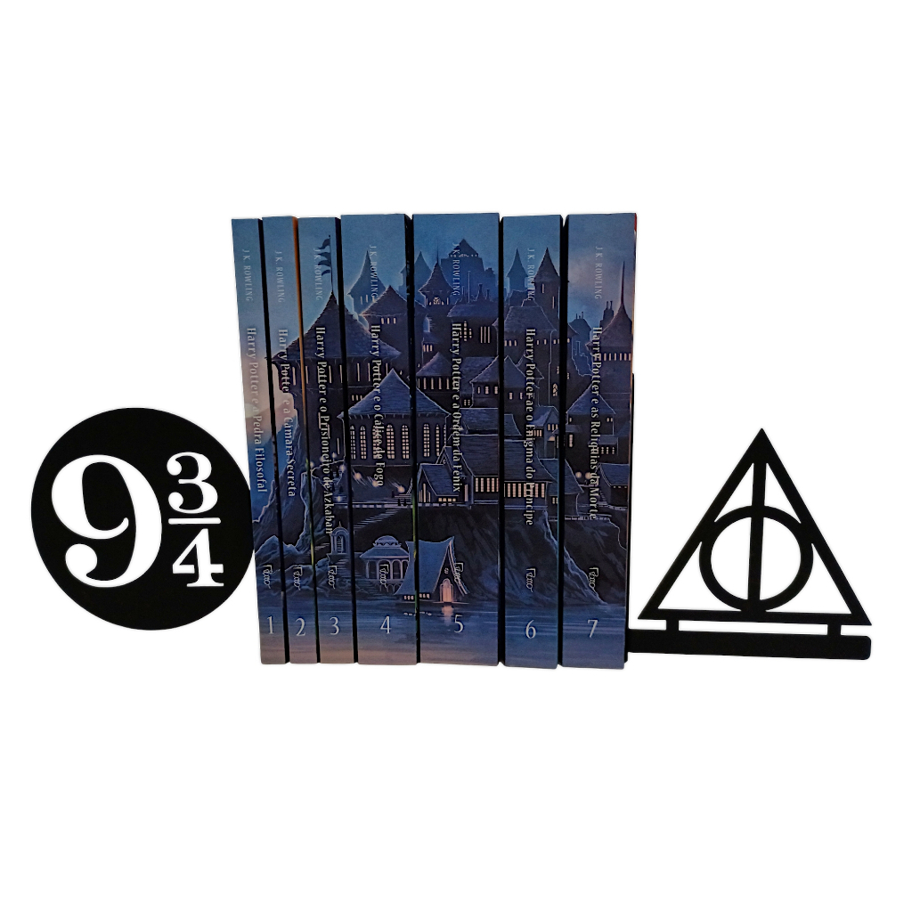 Suporte Aparador de Livros, DVDs e CDs - HARRY POTTER M2 T1