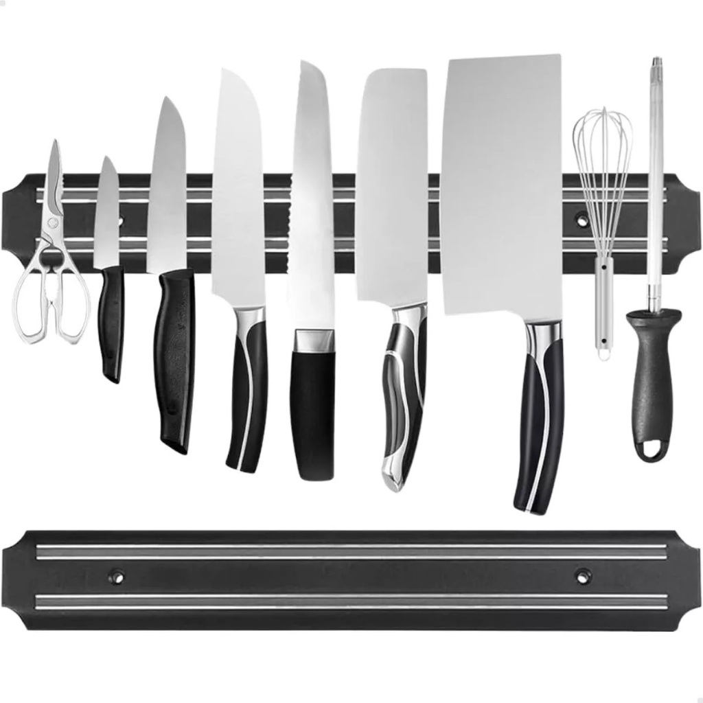 Barra Magnética Imã Facas Cozinha Churrasqueira 33cm