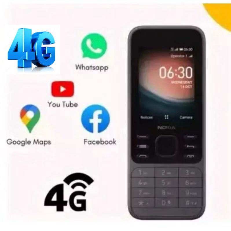 Celular Nok'a6300 4G E 6310 4G Ótimo Para Idoso