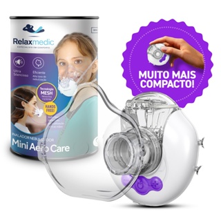 Inalador Nebulizador Mini Aero Care Relaxmedic em Oferta na Shopee