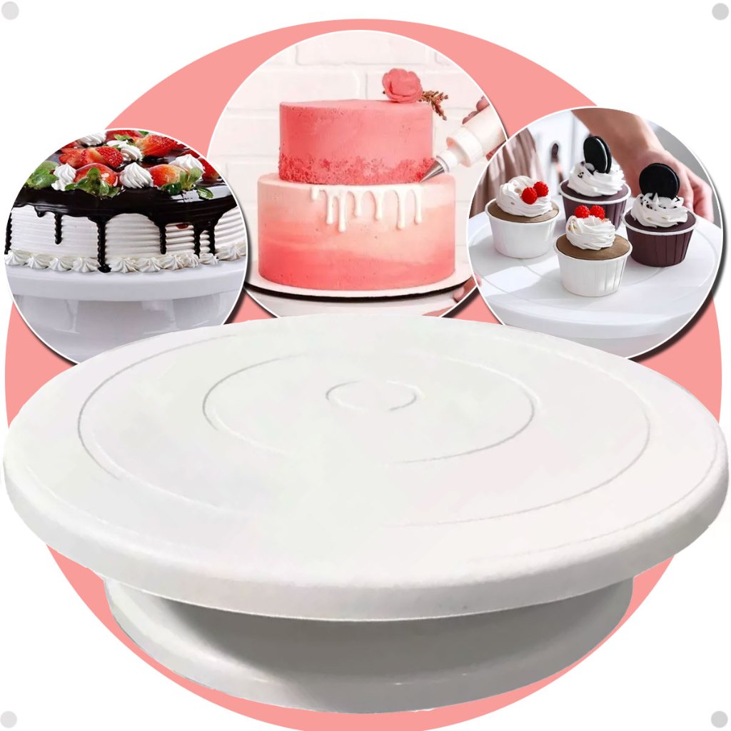 Prato Giratório Bailarina expositor 28cm Bolo Torta Decoração boleira confeitaria