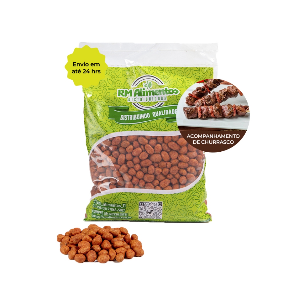 Amendoim Crocante Churrasco 1kg  Premium em Oferta na Shopee