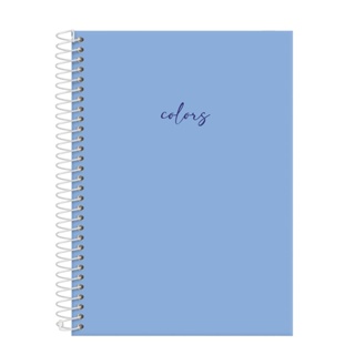 Caderno Colegial Espiral 15 Matérias Solid Colors em Oferta na Shopee