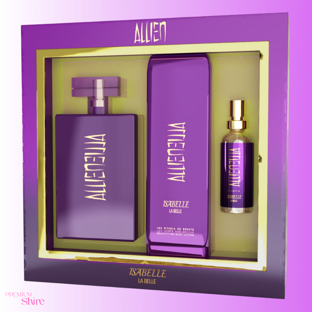 Perfume Allien 100ml + Creme Hidratante Allien 200ml + Perfume para Bolso 15ml - Isabelle la Belle