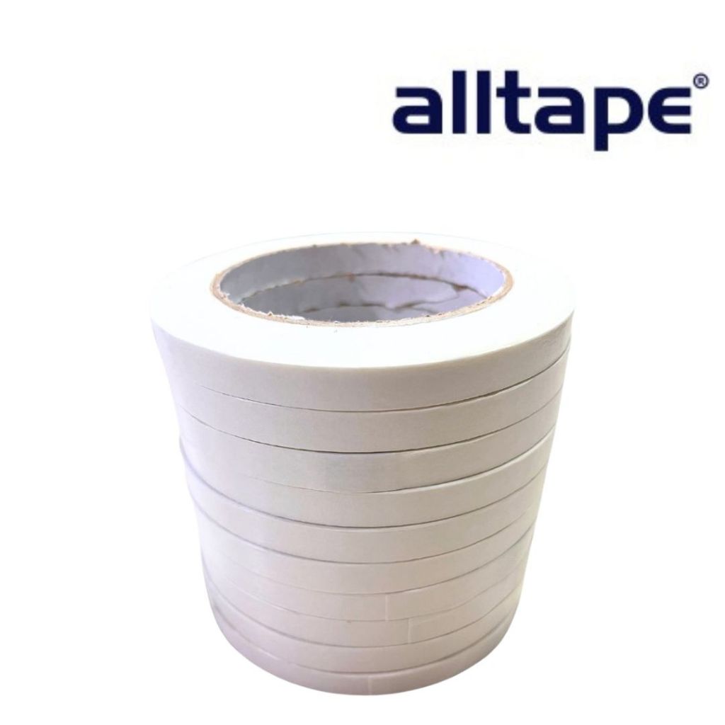 Fita Dupla Face por Rolo - ESCOLHA LARGURA E QUANTIDADE - Alltape - Transparente em Oferta na Shopee