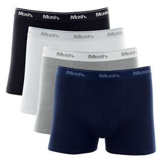 Kit 4 Cuecas Mash Box Boxer Cotton Algodão em Oferta na Shopee