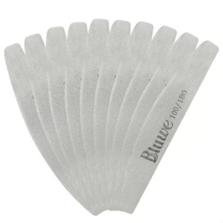 Kit 10 Lixas Dupla Face Profissional – 100/180 ou 180/240 – Para Gel e Unha Natural em Oferta na Shopee