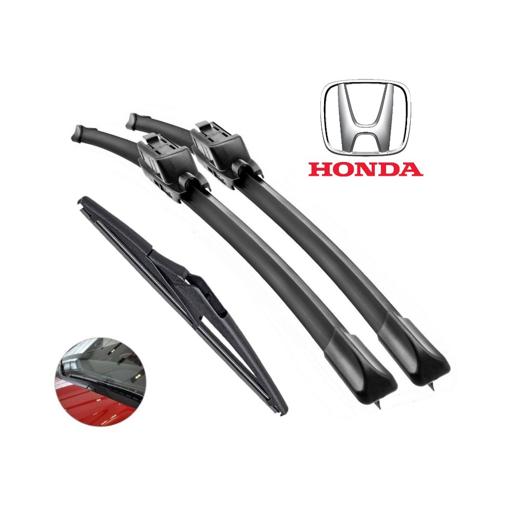 Jogo Palhetas Limpador de Parabrisa Silicone Chuva Honda Civic Fit City Accord Hr-v Wr-v em Oferta na Shopee