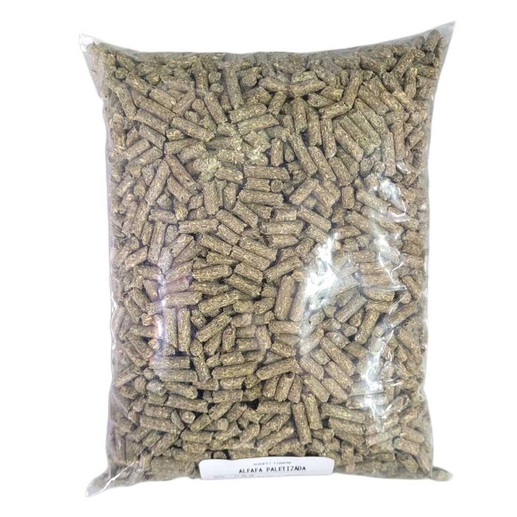 Alfafa Peletizada Para Coelho, Porquinho da índia, Chinchila e Outros Roedores - Fracionado 1kg em Oferta na Shopee