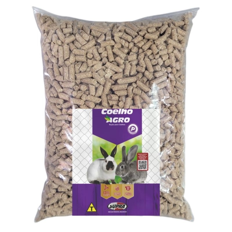 Ração Para Coelho Da SUPRA - Fracionado 1kg em Oferta na Shopee