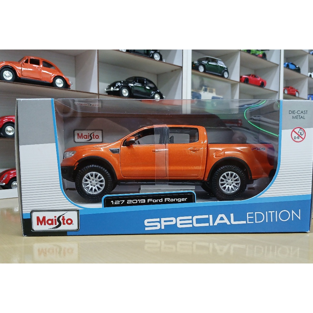 MINIATURA FORD RANGER 2019 ESCALA 1/27 SPECIAL EDITION FABRICANTE MAISTO