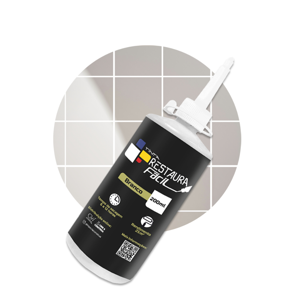 Tinta Renovadora Rejunte Restaura Fácil Premium Diversas Cores 200ml