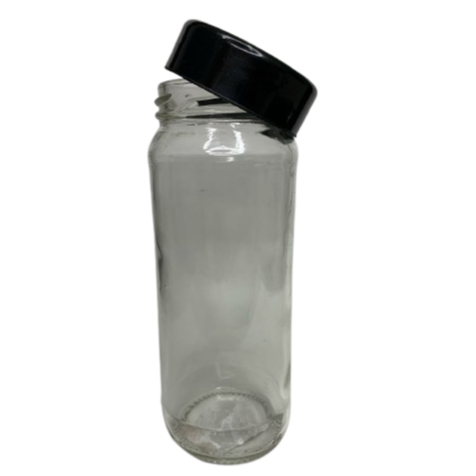 Pote 330ml Vidro Liso Mantimento Tempero  -Utilidade Vetrolar Ref:56BLA1