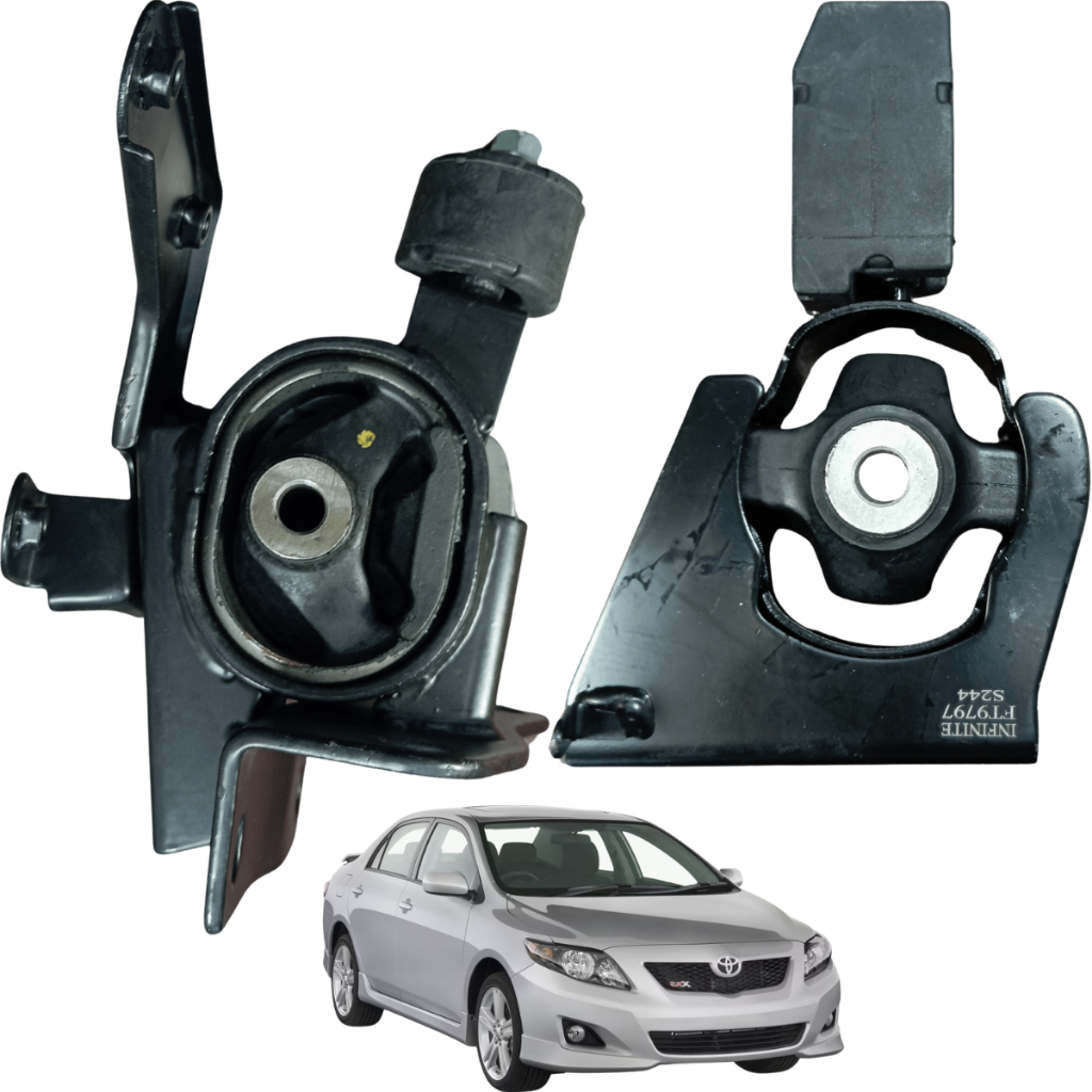 Imagem Kit Coxim Motor Frontal + Cambio Esquerdo Corolla 1.8 2.0